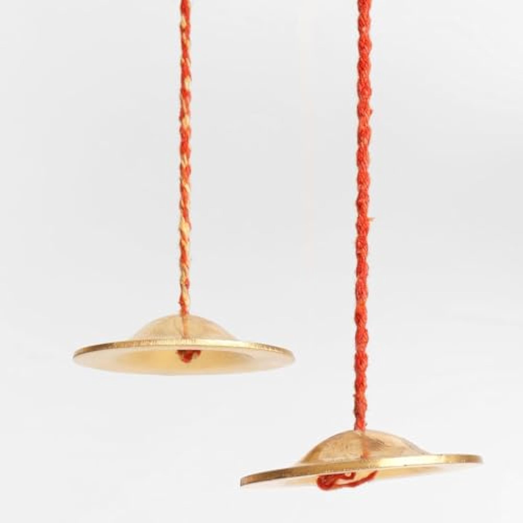 Manjira Brass Hand Cymbals Pair for Pooja